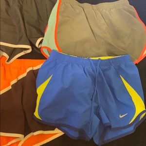 Four pairs Nike shorts